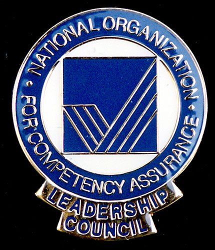 A national organization for competency assurance leadership council logo