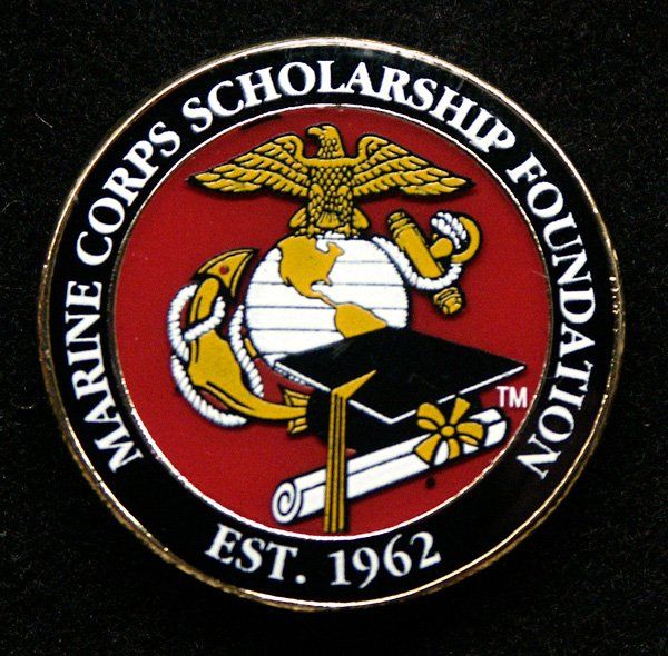 A coin from the marine corps scholarship foundation