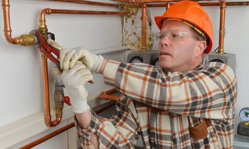 A domestic gas service engineer
