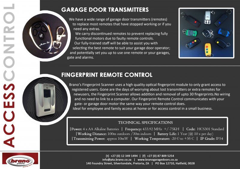 Catalogue for access control