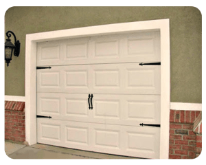 Cross section drawing of insulated steel sectional garage door