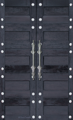 Gothic Pair House Door
