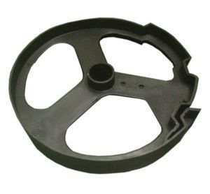 Nylon wheel for roll up garage door