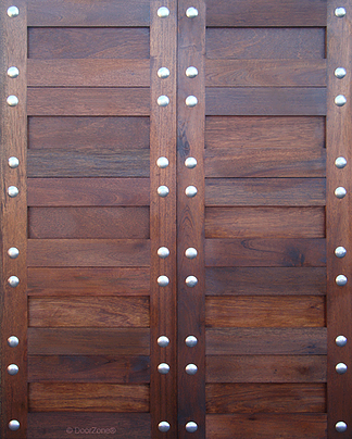 Rustic Pair House Doors
