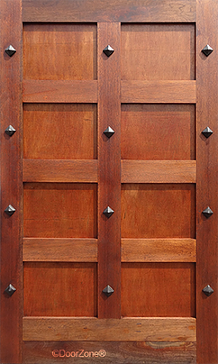 Studded Pivot House Door