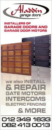banner ad for aladdin garage installers