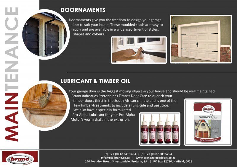 Catalogue for doornaments, lubricants, and timber