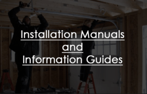 Two Workmen Installing Garage Door System