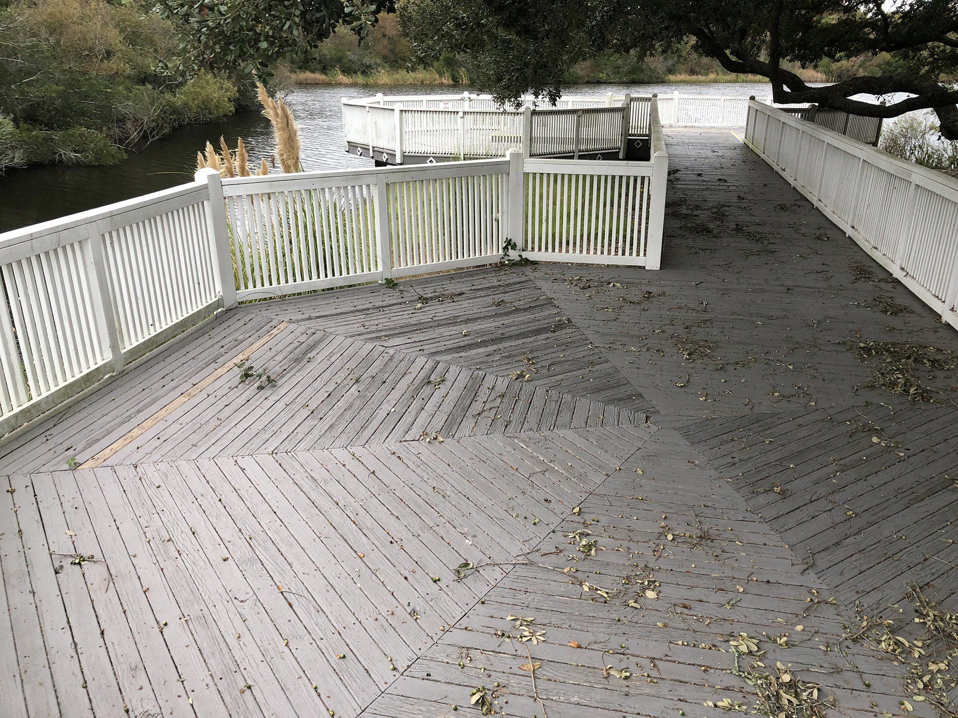 before photo of a major deck renovation done by Patterson Homes & Construction, Corolla, NC