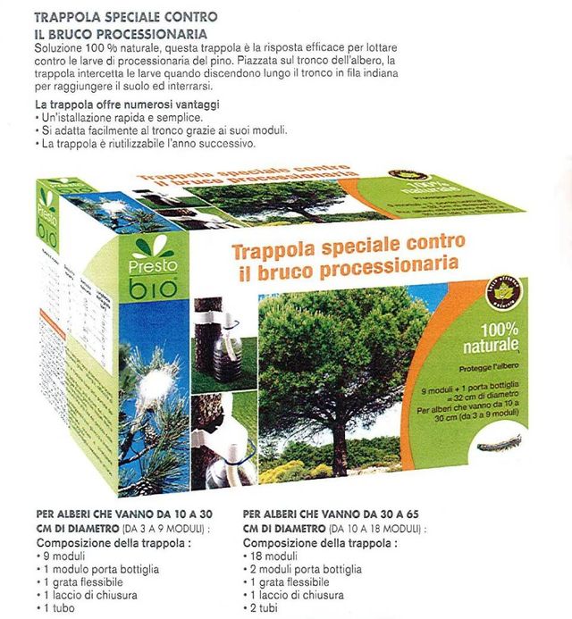 Trappola contro processionaria