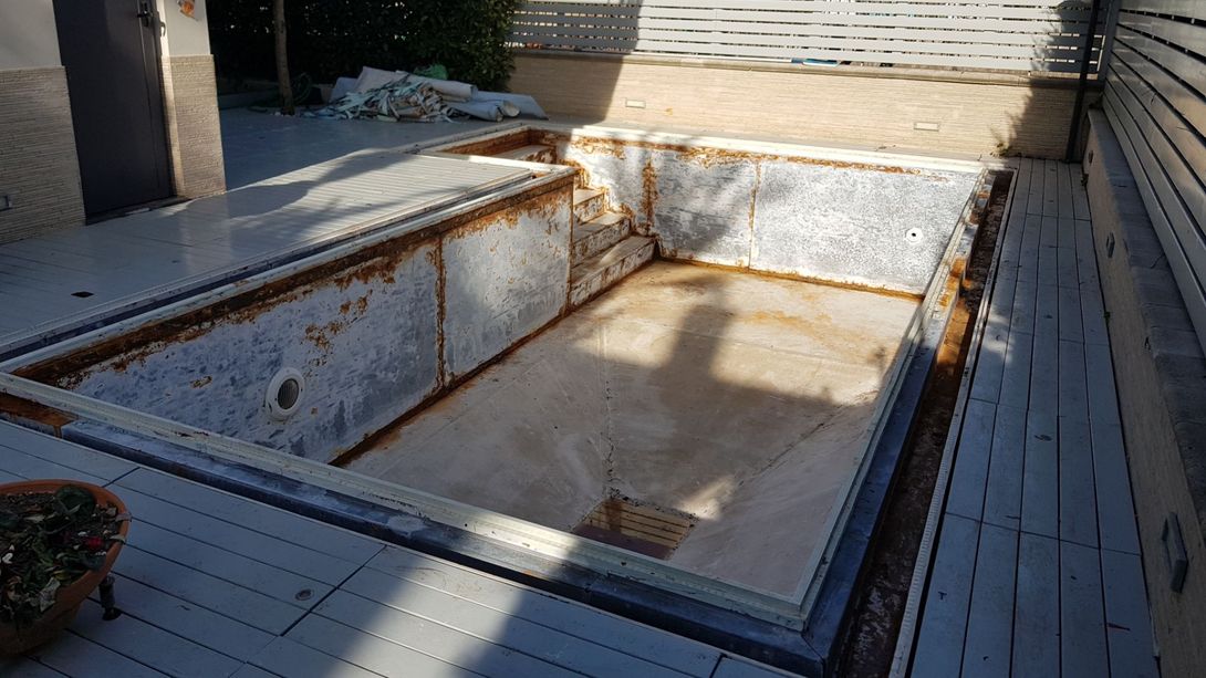 piscina in cemento
