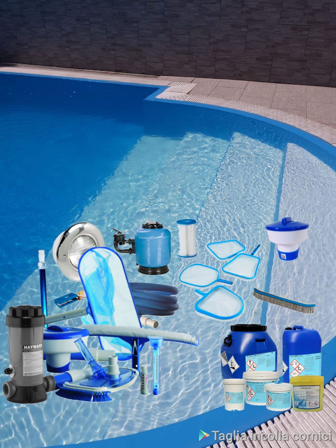 accessori pulizia piscina