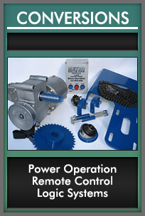 roller door conversions remote and power conversions