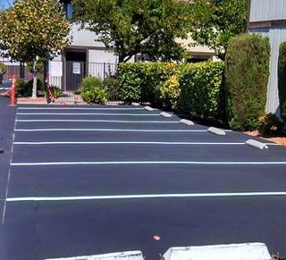 Asphalt Paving — Paving Asphalt on Parking Lot in Petaluma, CA Asphalt Paving — Paving Asphalt on Parking Lot in Petaluma, CA