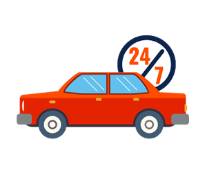 24 hours recovery icon
