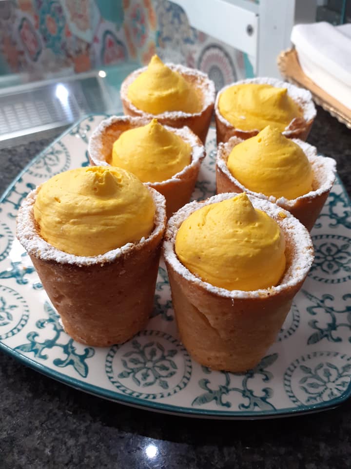 Bicchierini frolla e zabaione