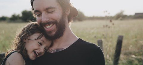 A man with his girl child