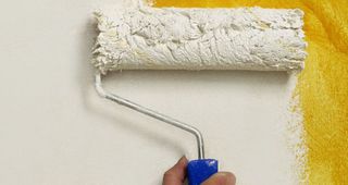 A painting contractor at work in Wairarap