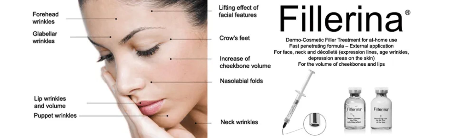 volantino filler per il viso