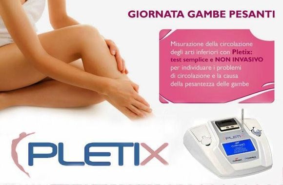 volantino giornata per rimedi contro le gambe pesanti