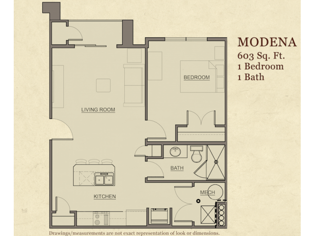Modena floor plan