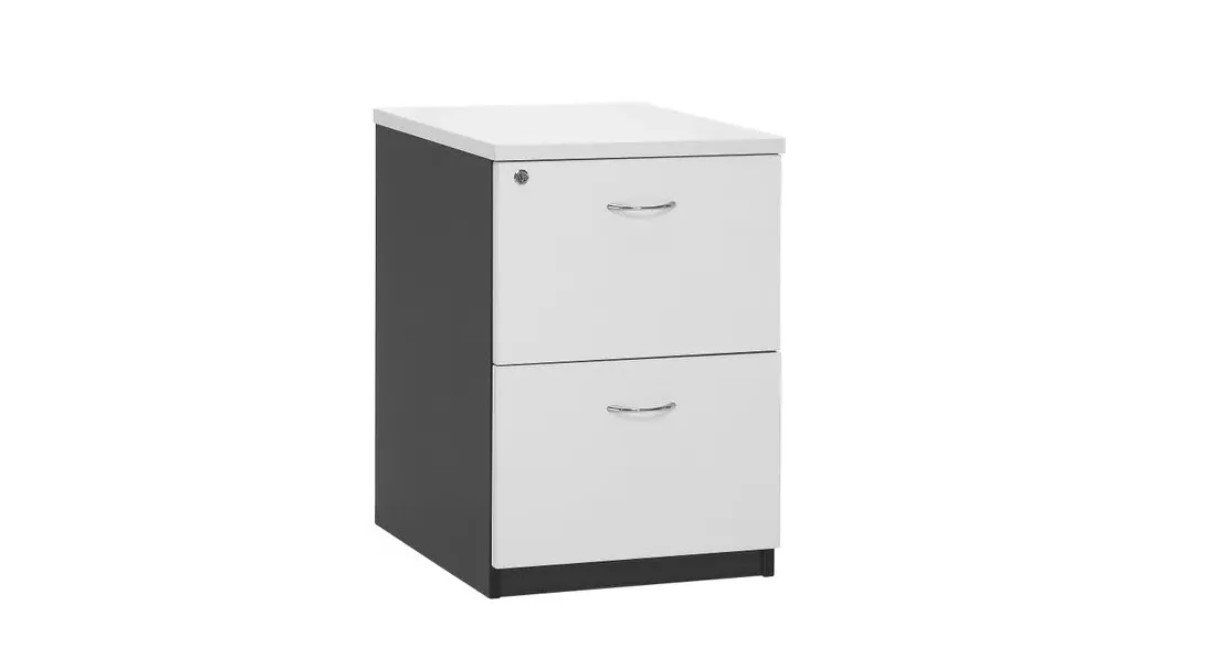 2 drawer mobile filing pedestal