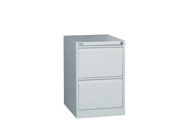 2 drawer metal filing cabinet