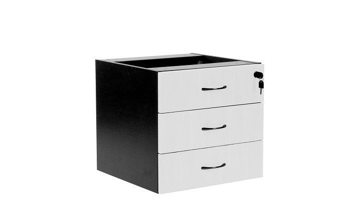 3 drawer fixed drawer box