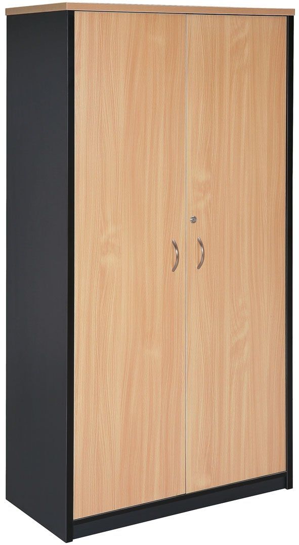 full door stationery cabinet beech