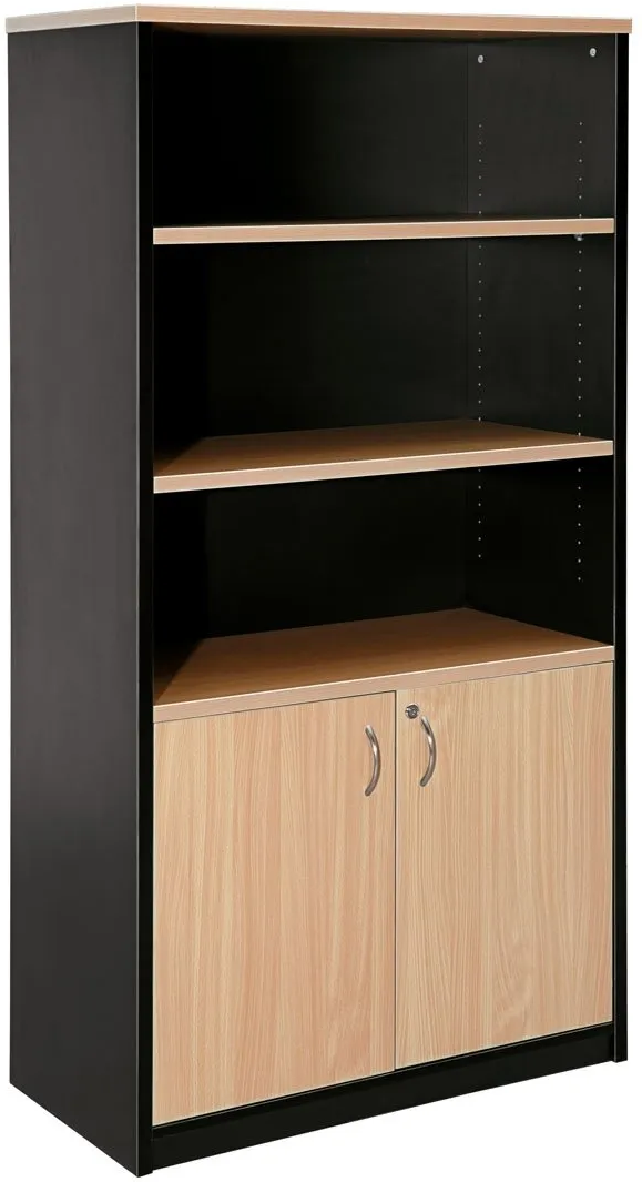 half door stationery cabinet beech