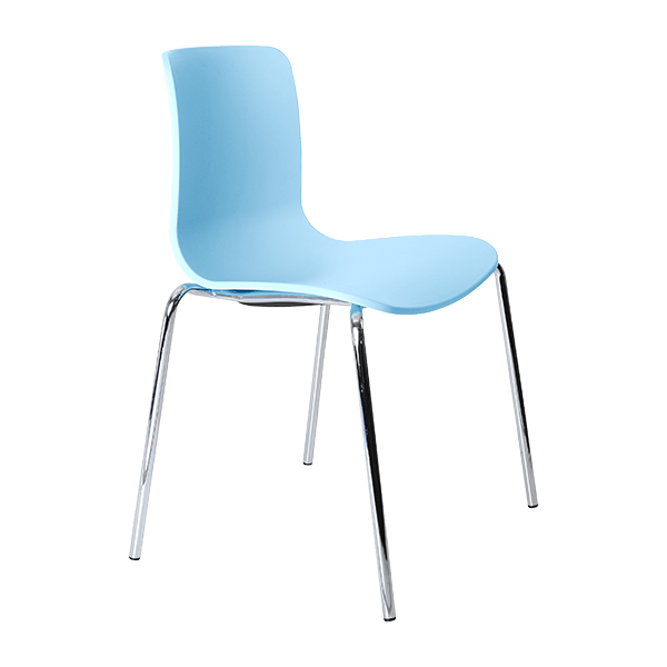 acti chair 4 leg chrome frame
