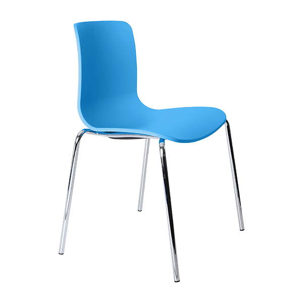 acti chair 4 leg chrome frame