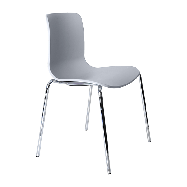 acti chair 4 leg chrome frame