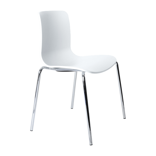 acti 4 leg chair chrome frame