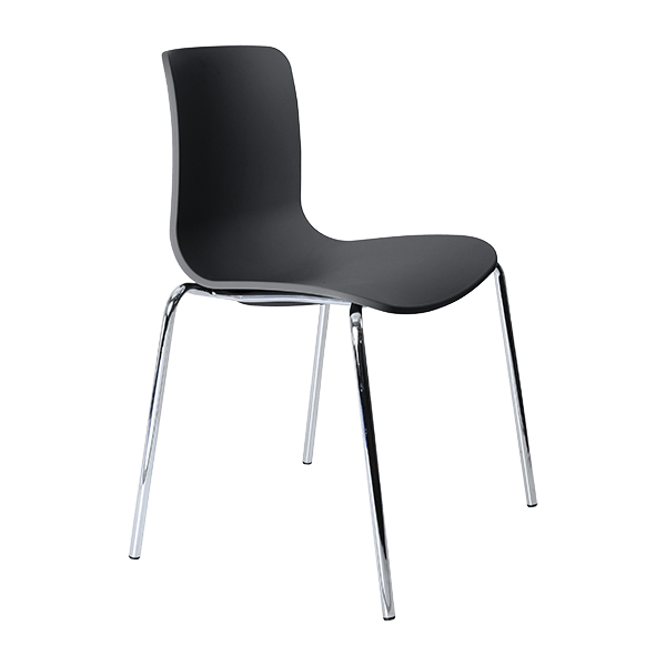 acti chair 4 leg chrome frame