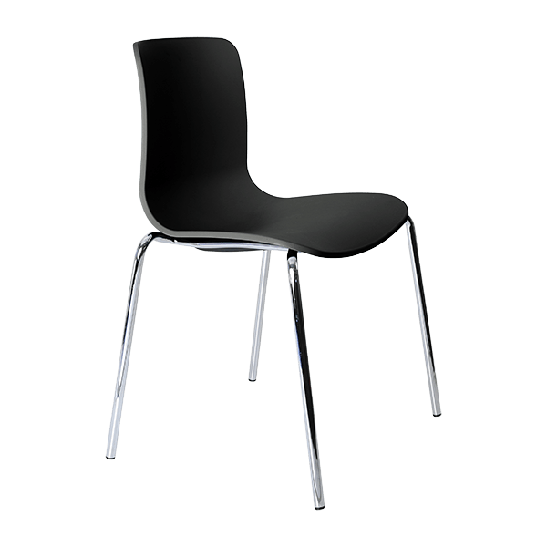 acti chair 4 leg chrome frame