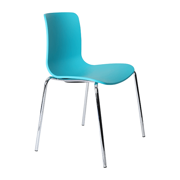 acti chair 4 leg chrome frame