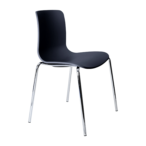 acti chair 4 leg chrome frame