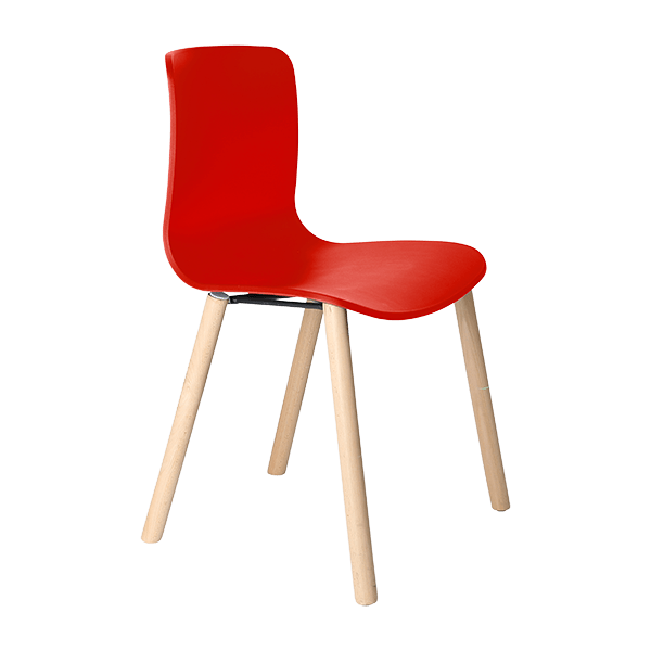 acti chair 4 leg beech timber frame