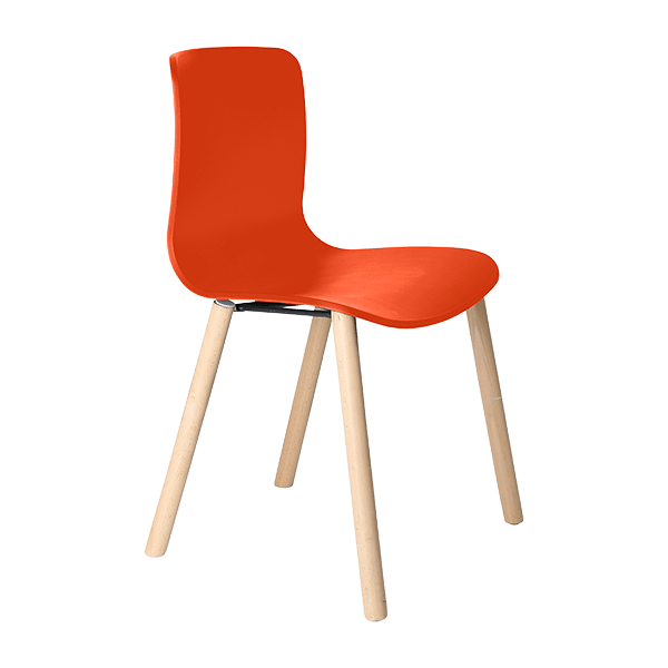 acti chair 4 leg beech timber frame