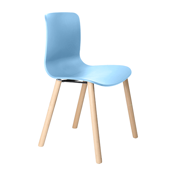 acti chair 4 leg beech timber frame