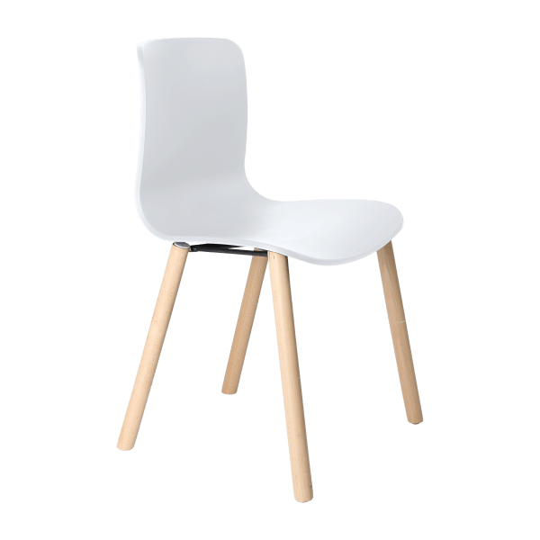 acti chair 4 leg beech timber frame