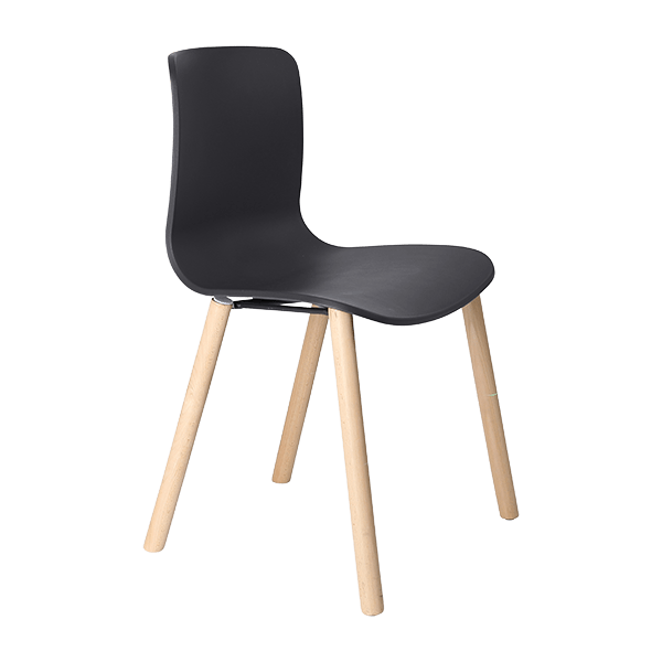 acti chair 4 leg beech timber frame