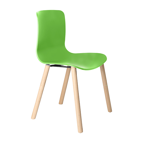 acti chair 4 leg beech timber frame