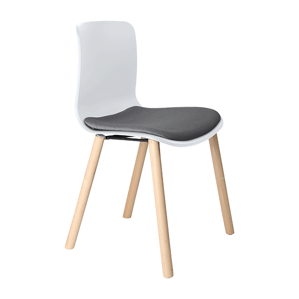 acti chair 4 leg beech timber frame