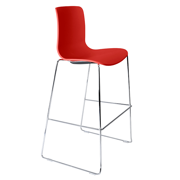 acti stool chrome sled frame