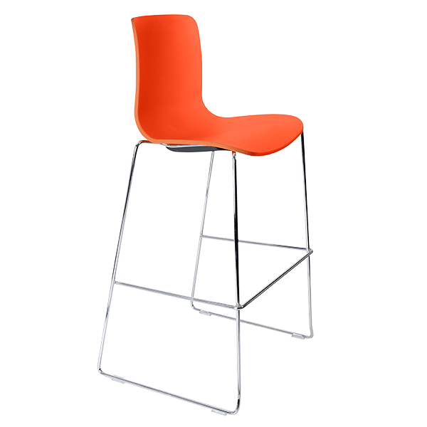 acti stool chrome sled frame