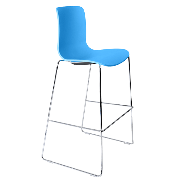 acti stool chrome sled frame