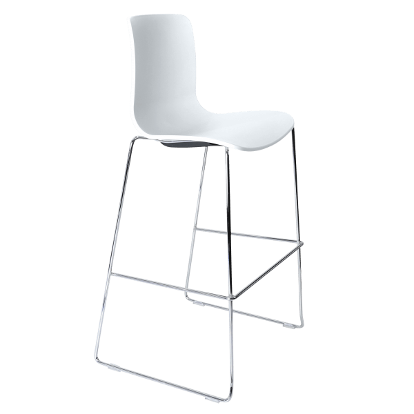 acti stool chrome sled frame