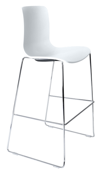 acti stool chrome sled frame